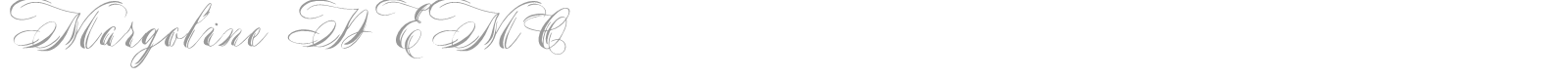 Margoline font preview
